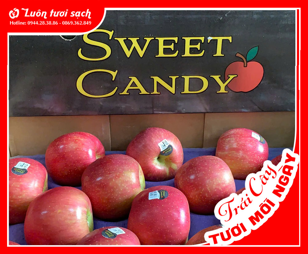 Táo Ever Crisp Mỹ sz 28 - 32 Thùng 10kg